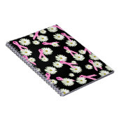 Carnet Rubans et marguerites de sensibilisation au cancer (Côté Droit)