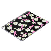 Carnet Rubans et marguerites de sensibilisation au cancer (Côté gauche)