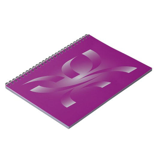 Carnet Rubans magenta (Côté gauche)