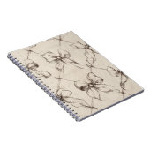 Carnet Rubans Marron Crème (Côté Droit)