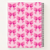 Carnet Rubans roses (Dos)