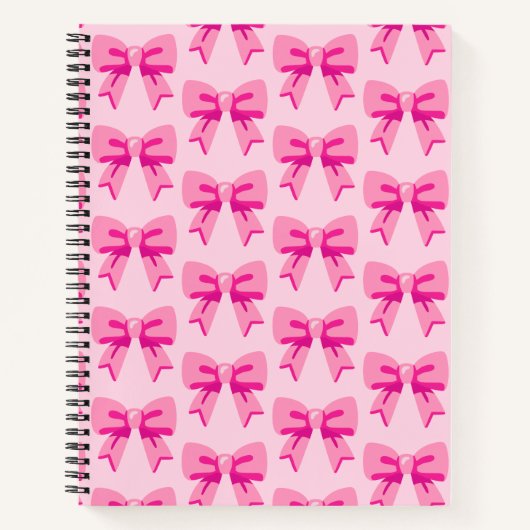 Carnet Rubans roses (Devant)