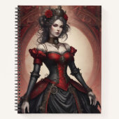 Carnet Ruby & Black Steampunk (Devant)