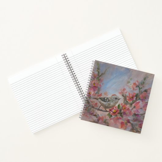 Carnet Ruby Kinglet Bird (Intérieur)