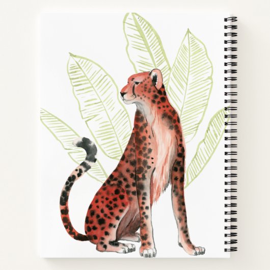 Carnet Ruby Runner Leopard (Dos)