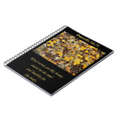 Carnet Ruche d'abeilles. Cadeau chrétien (Côté gauche)