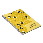 Carnet Ruche de bébé abeille mignonne (Côté Droit)