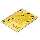 Carnet Ruche de bébé abeille mignonne (Côté gauche)
