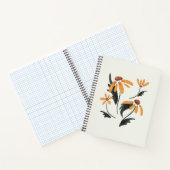 Carnet Rudbeckia Hirta Black-Eyed Susan Fleurs esthétique (Intérieur)