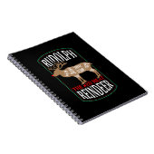 Carnet Rudolph le Renne à Viande Rouge (Côté Droit)