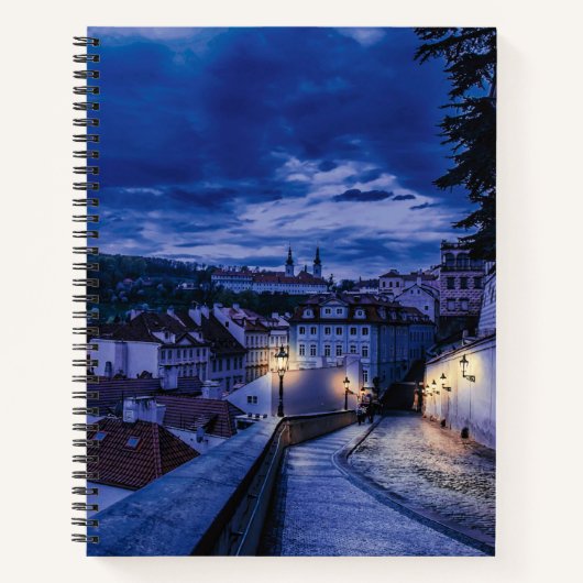 Carnet Rue du soir à Prague (Devant)