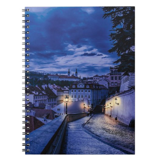 Carnet Rue du soir à Prague (Devant)