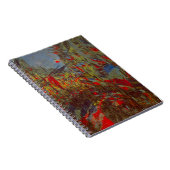Carnet Rue Montorgueil avec drapeaux de Claude Monet (Côté Droit)