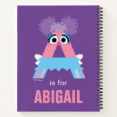 Carnet Rue Sésame | A est pour Abby (Dos)