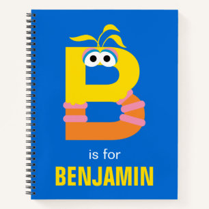 Carnet Rue Sésame B est pour Big Bird