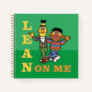 Carnet Rue Sésame Bert & Ernie Lean sur moi