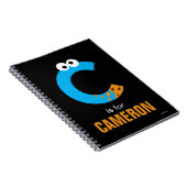 Carnet Rue Sésame | C est pour Cookie Monster (Côté Droit)