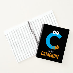Carnet Rue Sésame C est pour Cookie Monster