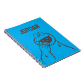Carnet Rue Sésame | Cookie Monster Bright (Côté Droit)