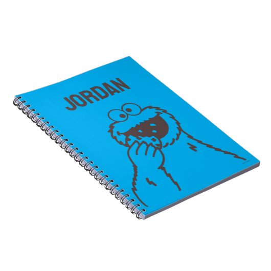 Carnet Rue Sésame | Cookie Monster Bright (Côté Droit)