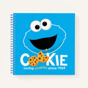 Carnet Rue Sésame Cookie Monster Lookies