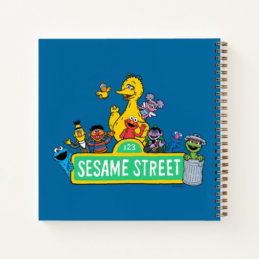 Carnet Rue Sésame | Couleur complète avec Pals (Dos)