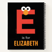 Carnet Rue Sésame | E est pour Elmo (Dos)