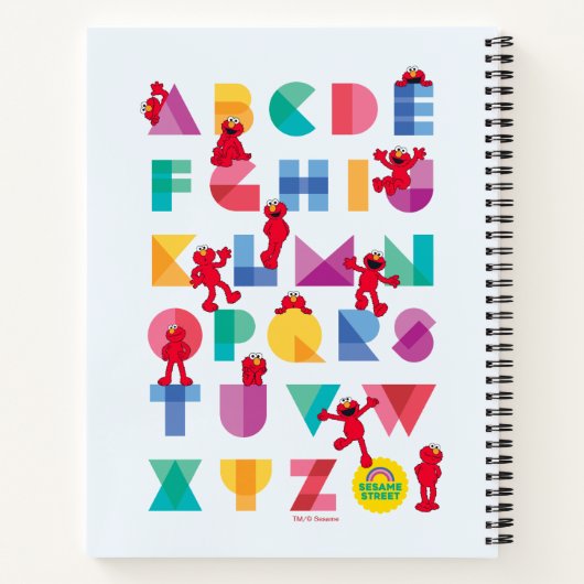 Carnet Rue Sésame | Elmo Alphabet (Dos)
