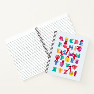 Carnet Rue Sésame Elmo Alphabet
