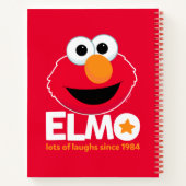 Carnet Rue Sésame | Elmo Beaucoup de rires depuis 1984 (Dos)