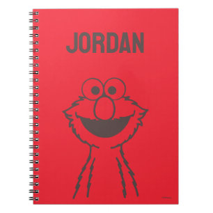 Carnet Rue Sésame Elmo Bright