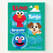 Carnet Rue Sésame | Elmo, Tango, & Grover Park Graphic (Dos)
