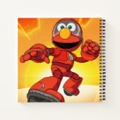 Carnet Rue Sésame | Méca Builders Elmo En Action (Dos)