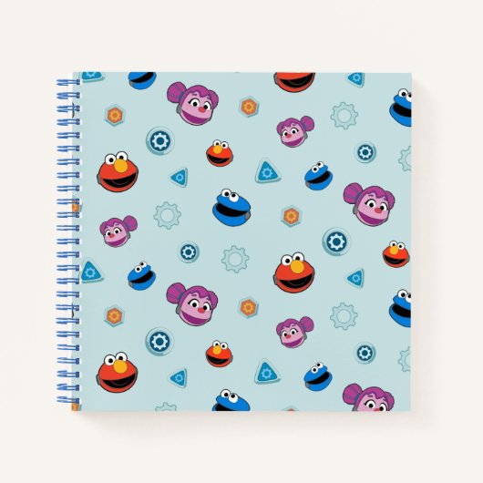 Carnet Rue Sésame | Méca Builders Face Motif (Devant)