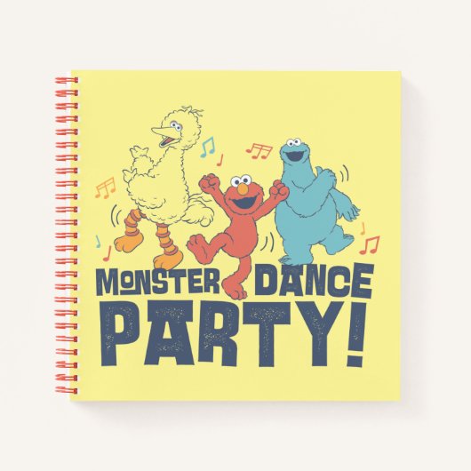 Carnet Rue Sésame | Monster Dance Party (Devant)