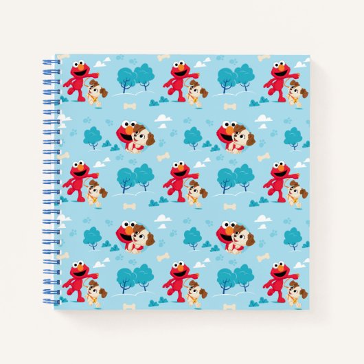 Carnet Rue Sésame | Motif Elmo & Tango (Devant)
