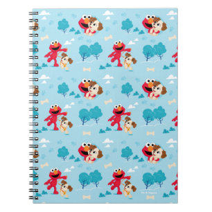 Carnet Rue Sésame Motif Elmo & Tango