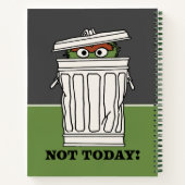 Carnet Rue Sésame | Oscar le Grouch Pas aujourd'hui! (Dos)