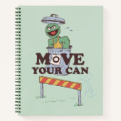 Carnet Rue Sésame | Oscar the Grouch Move Your Can (Devant)