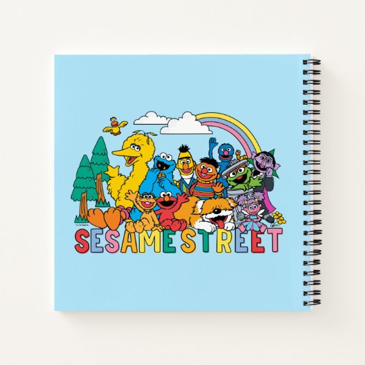 Carnet Rue Sésame | Rainbow Wave (Dos)