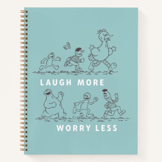 Carnet Rue Sésame | Rire Plus S'Inquiéter Moins (Devant)