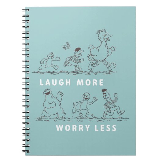 Carnet Rue Sésame | Rire Plus S'Inquiéter Moins (Devant)