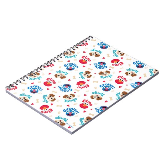 Carnet Rue Sésame | Tango, Elmo et Grover Pattern (Côté gauche)