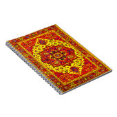 Carnet RUG PERSIEN - Rouge et Jaune (Côté Droit)