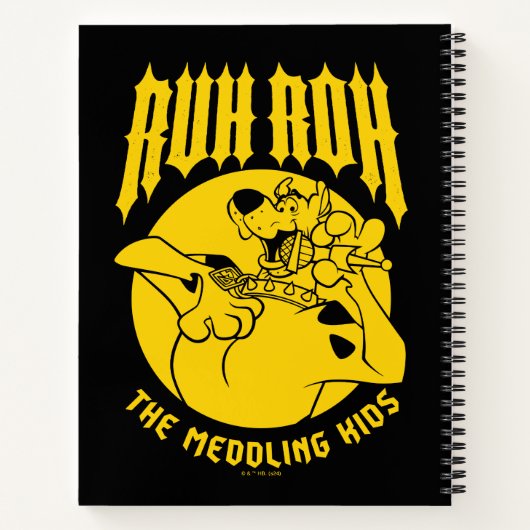 Carnet Ruh Roh Scooby-Doo L'Icône Des Enfants En Médaille (Dos)