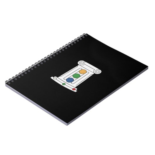 Carnet RUM avec couverture noire (Côté gauche)