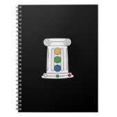 Carnet RUM avec couverture noire (Devant)