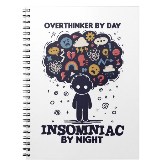 Carnet Ruminateur le jour, insomniaque la nuit (Devant)