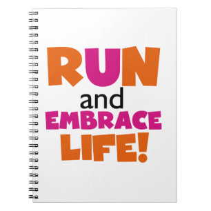 Carnet Run and Embrassez Life Orange Pink