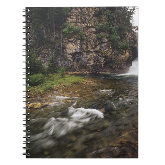 Carnet Running Eagle Falls aka Trick Falls dans les deux (Devant)